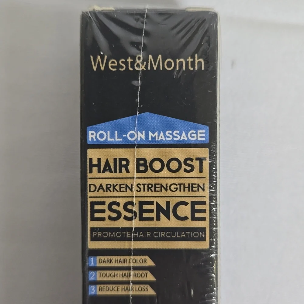 West‎ & Month Roll On Massage Hair Boost Essence, 20 ML / 0.68 Fl Oz, NEW
